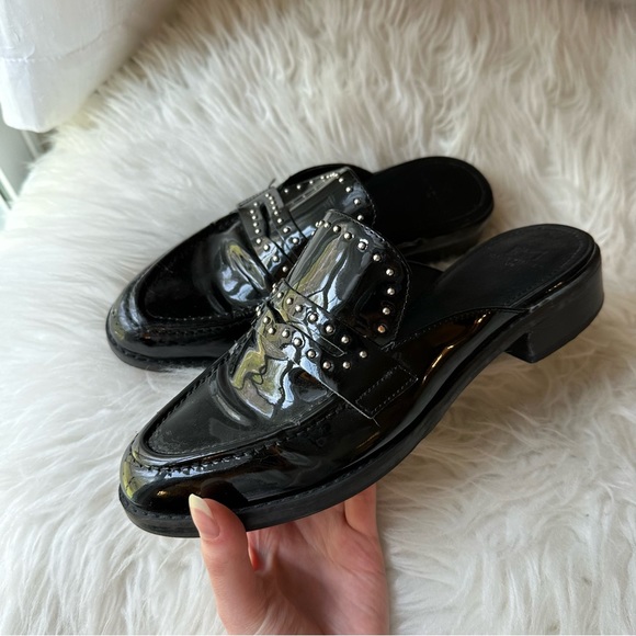 Marc Fisher Shoes - Marc Fisher Black Patent Mules Sz 7.5